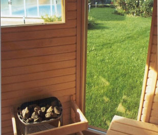 Finská sauna venkovní