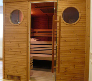 Finnische Sauna