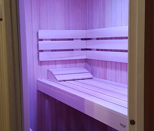 Sauna zum Schlafzimmer